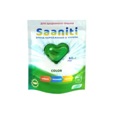 Капсули для прання Saaniti Кольорове 10 шт (26728) Капсули для прання Saaniti Кольорове 10 шт (26728)