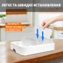 Органайзер для кришок No Brand 12х27х19 см Білий (ORKRSK-WHT-0373)