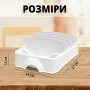 Органайзер для кришок No Brand 12х27х19 см Білий (ORKRSK-WHT-0373)