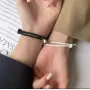 Браслеты парные магнитные No Brand 2 шт Черно-белый (BRSRDK-WHT-BLK-0640)