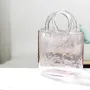 Сумка-ваза No Brand Glossy 28.5x19.5 см Рожевий (id_1913)
