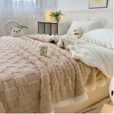 Покрывало No Brand Cuddly 200х230 см Beige (id_1754) Покрывало No Brand Cuddly 200х230 см Beige (id_1754)