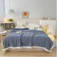 Покрывало No Brand Cuddly 200х230 см Blue (id_1755) Покрывало No Brand Cuddly 200х230 см Blue (id_1755)