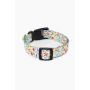 Нашийник Hi Dog Flowers blue 35-45х2.5 см Різнокольоровий (2100102283016)