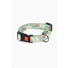 Нашийник Hi Dog Flowers mint green 35-45х2.5 см Різнокольоровий (2100102298010)