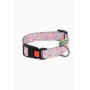 Ошейник Hi Dog Flowers pink 35-45х2.5 см Разноцветный (2100102293015)