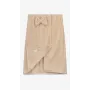 Полотенце-повязка женское No Brand T5-092842331-1 с бантиком 71х132 см Бежевый shop (2000999212314)