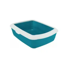 Туалет для кішок Trixie Classic з бортиком 37x15x47 см Синьо-білий (40180) Туалет для кішок Trixie Classic з бортиком 37x15x47 см Синьо-білий (40180)