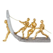 Интерьерная фигурка Sabefet The path to success in team 23x16 см Золотистый (265020)