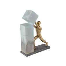 Інтер'єрна фігурка Sabefet Creation 21x15 см Золотистий (265022)