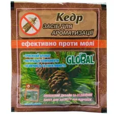 Таблетки від молі і для ароматизації повітря Global Кедр 10 шт (4820211290276) Таблетки від молі і для ароматизації повітря Global Кедр 10 шт (4820211290276)