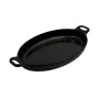 Пательня овальна для подачі One Chef 21х14 см Чорний