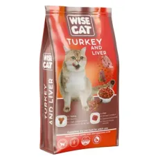 Сухий корм для котів Wise Cat Turkey and liver Індичка і печінка 400 г (000024520) Сухий корм для котів Wise Cat Turkey and liver Індичка і печінка 400 г (000024520)