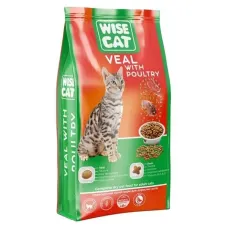 Сухий корм для котів Wise Cat Veal with poultry Телятина з птицею 400 г (000024521) Сухий корм для котів Wise Cat Veal with poultry Телятина з птицею 400 г (000024521)