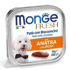 Вологий корм для собак Monge Dog Wet Fresh качка 0.1 кг (000025668)