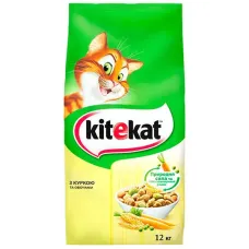 Сухий корм для котів Kitekat курка з овочами 12 кг (000026425) Сухий корм для котів Kitekat курка з овочами 12 кг (000026425)