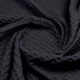 Плед покривало вафельне COSAS Black Greek Waffle 110х140 см Чорний