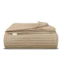 Плед покривало вафельне COSAS Beige Greek Waffle 200х220 см Бежевий