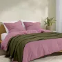 Плед покривало косичка COSAS Avocado Knitted Braid 240х260 см Зелений