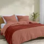 Плед покривало COSAS Сinnamon Waffle Weave 75x95 Коричневий
