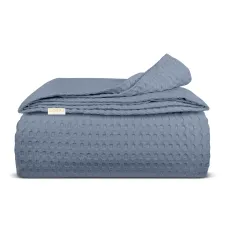 Плед покривало COSAS Nightfall Waffle Weave 75x95 см Сірий Плед покривало COSAS Nightfall Waffle Weave 75x95 см Сірий