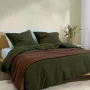 Плед покривало COSAS Mousse Waffle Weave 110х140 см Шоколадний