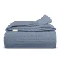 Плед покрывало COSAS Nightfall Waffle Weave 160х230 см Синий