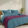 Плед покривало COSAS Ruby Waffle Weave 240х260 см Марсала