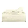 Плед покривало COSAS Petal Waffle Weave 110х140 см Бежевий