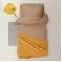 Плед покрывало COSAS Curcuma Waffle Weave 200х220 см Горчичный