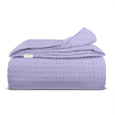 Плед покривало COSAS Lavander Waffle Weave 200х220 см Ліловий Плед покривало COSAS Lavander Waffle Weave 200х220 см Ліловий