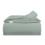 Плед покрывало COSAS Agave Waffle Weave 200х220 см Зеленый