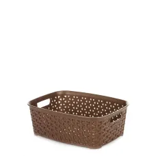 Кошик для хліба Hobby Ротанг 26x19x9 см Коричневий (041251-sh)