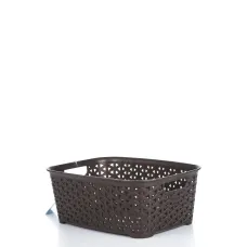 Кошик для хліба Hobby Ротанг 29x22x11 см Коричневий (041252-sh)