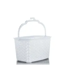 Кошик для зберігання Hobby 24x18x12.5 см Білий (081090-bl)