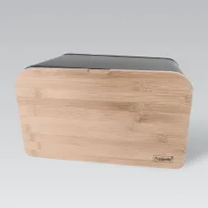 Хлібниця Maestro MR-1770-black 35х21х21 см Чорно-бежевий (110363836)