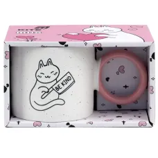 Чашка Kite Be kind K25-220-4 370 мл Белый (4063276231574) Чашка Kite Be kind K25-220-4 370 мл Белый (4063276231574)