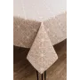 Скатерть Прованс Корица 133х220 см Бежево-белый