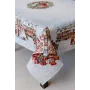 Скатерть новогодняя Прованс Carousel 135х350 см Разноцветный