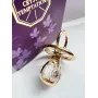 Фігурка Crystocraft Сяюча Пустушка зі стразами 6х4 см Золотистий (265454)