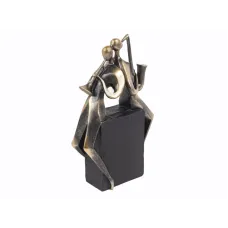 Декоративная статуэтка Sabefet Мелодия Души 16х8х25 см Черный (265498)
