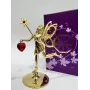 Міні-фігурка Crystocraft Fairy with Heart and Rhinestones 7 см Золотистий (265614)