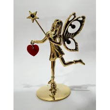 Міні-фігурка Crystocraft Fairy with Heart and Rhinestones 7 см Золотистий (265614) Міні-фігурка Crystocraft Fairy with Heart and Rhinestones 7 см Золотистий (265614)