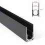 Накладний магнітний трек Lightwell LW-TRACK-SURF-B-3m 3 м Чорний (304438)