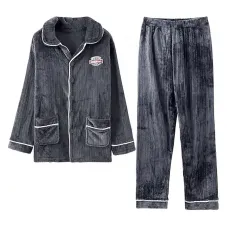 Мужская пижама Lesko CK-206 Gray XL (14102-90678)