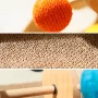 Іграшка кігтеточка для кішок Taotaopets Y0034 Млин 39x23x37 см Бежевий (13791-90785)