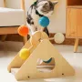 Іграшка кігтеточка для кішок Taotaopets Y0034 Млин 39x23x37 см Бежевий (13791-90785)