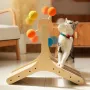 Іграшка кігтеточка для кішок Taotaopets Y0035 Млин 56.5x57 см Бежевий (13792-90786)