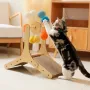 Іграшка кігтеточка для кішок Taotaopets Y0035 Млин 56.5x57 см Бежевий (13792-90786)