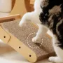 Іграшка кігтеточка для кішок Taotaopets Y0035 Млин 56.5x57 см Бежевий (13792-90786)